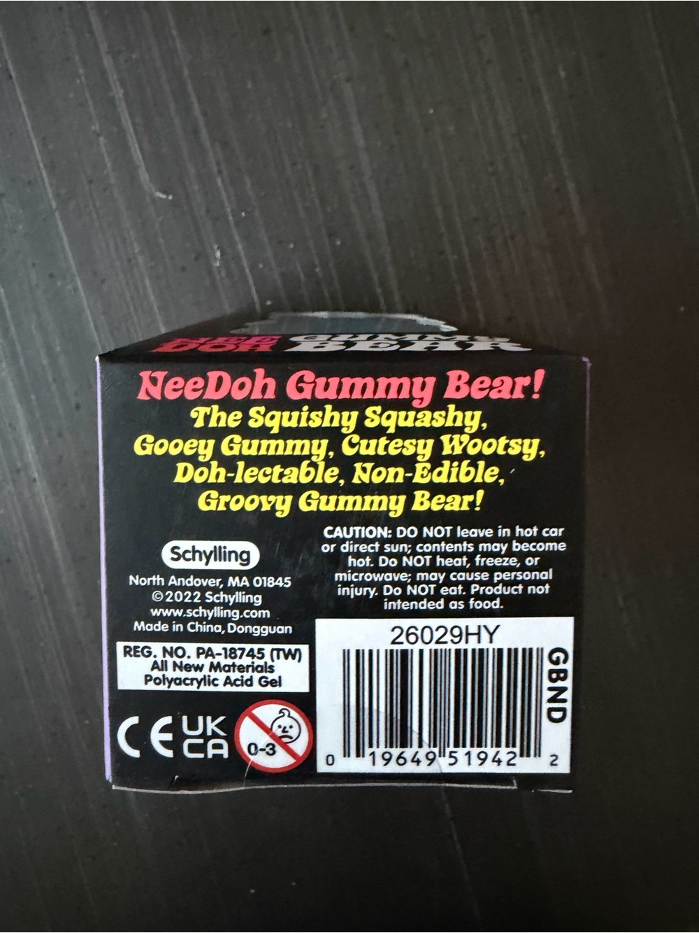 Needoh Gummy Bear - Blue - Picture 4 of 4